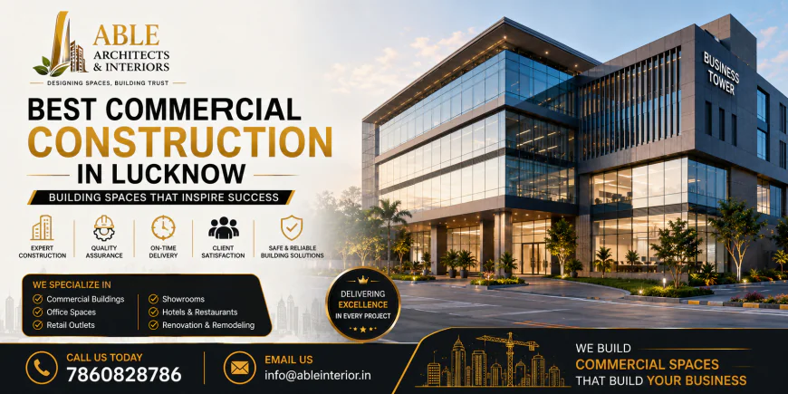 Best Commercial Construction in Lucknow for Urban Businesses