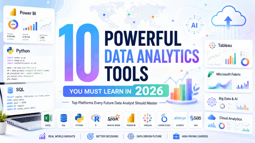 10 Powerful Data Analytics Tools You Must Learn in 2026