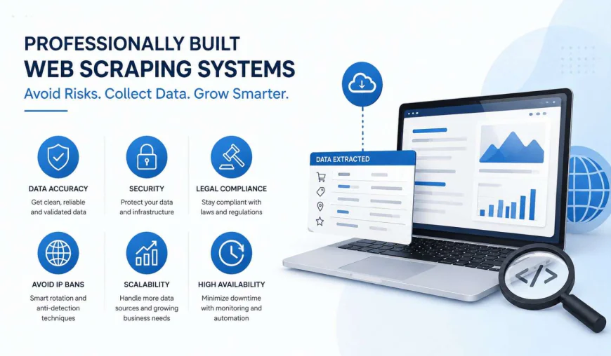 What Risks Can Businesses Avoid with Professionally Built Web Scraping Systems?