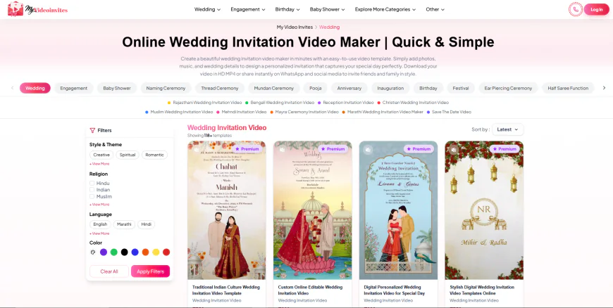 Wedding Invitation Video