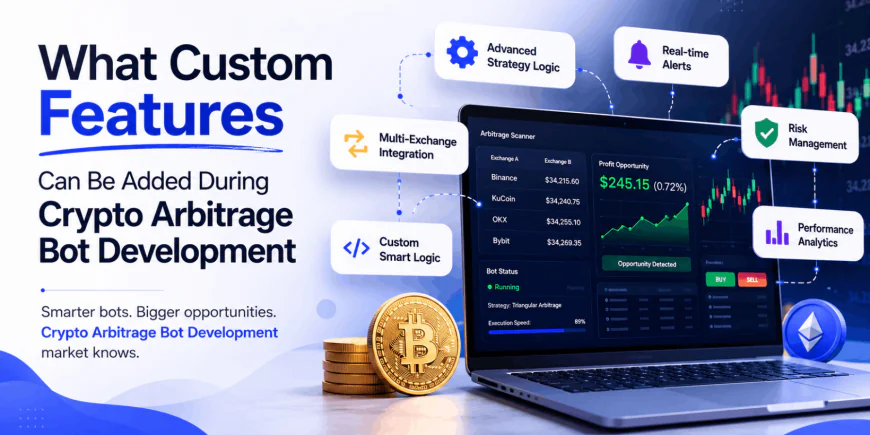 What Custom Features Can Be Added During Crypto Arbitrage Bot Development