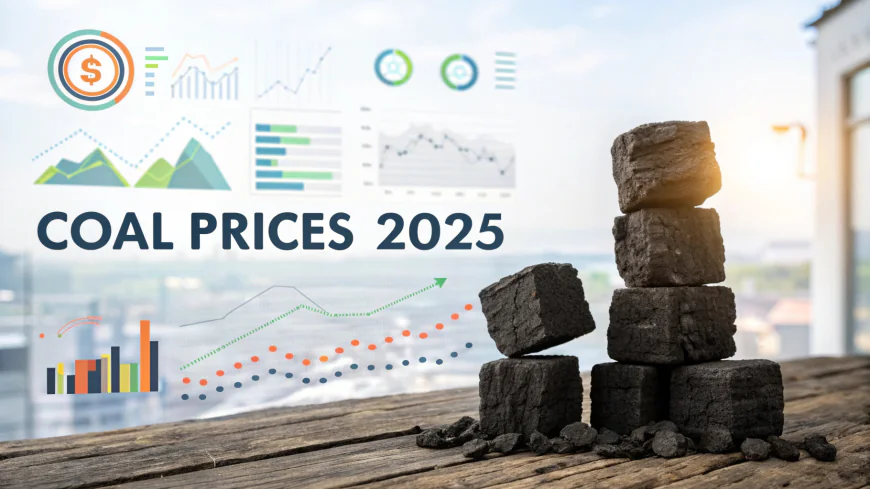 Coal Prices Index Analysis with Quarterly Trend and Forecast Prices Chart