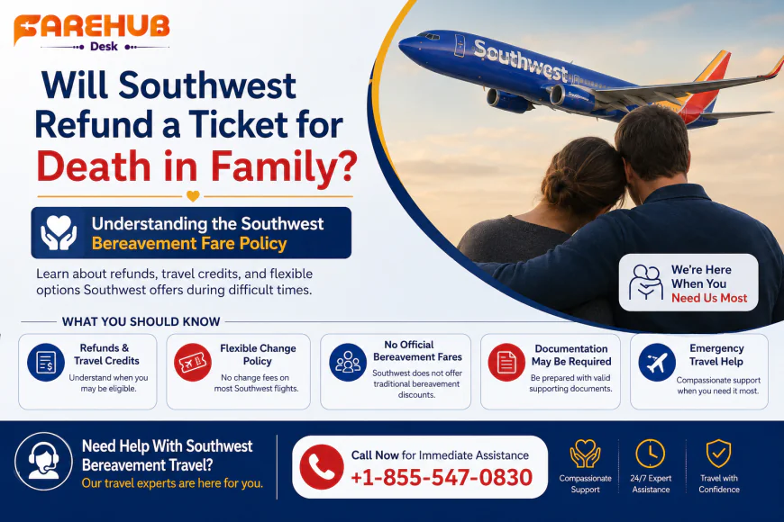 Will Southwest Refund a Ticket for Death in Family?