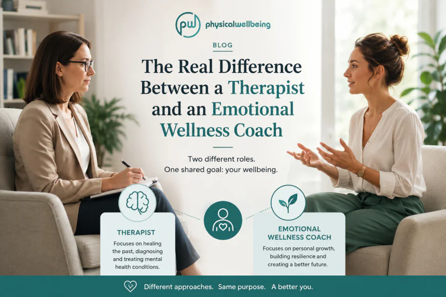 The Real Difference Between a Therapist and an Emotional Wellness Coach