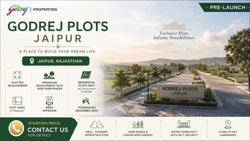 Experience Modern Community Living at Godrej Plots Jaipur
