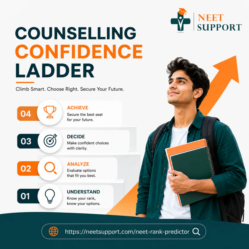 NEET Rank Predictor: The “Counselling Confidence Ladder” Strategy for Smarter MBBS Admission Planning