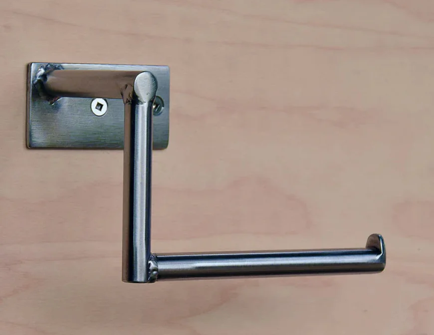 Modern Bathroom Hardware Featuring Multiple Toilet Roll Holders in Brooklyn, NY
