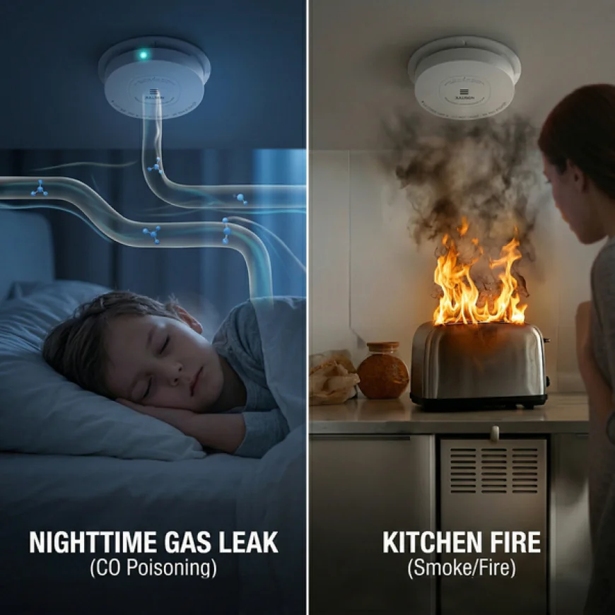 Smoke vs CO Detector Difference: Why Every Home Needs Both