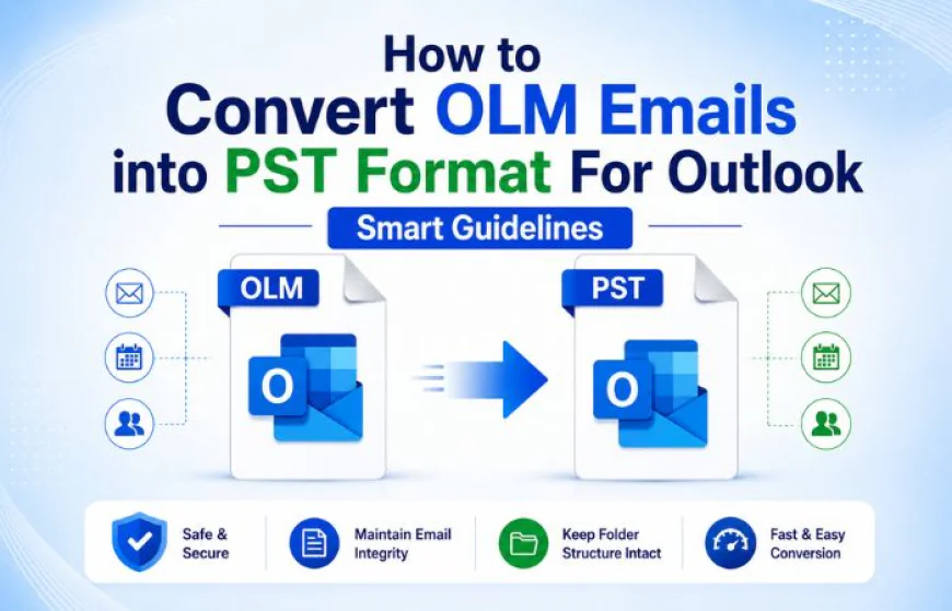 How to Convert OLM Emails into PST Format For Outlook - Smart Guidelines