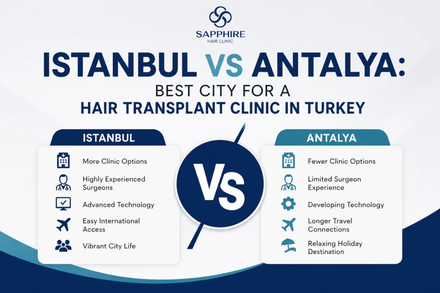 Istanbul vs Antalya: Best City for a Hair Transplant Clinic in Turkey