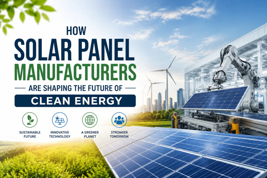 How Solar Panel Manufacturers Are Shaping the Future of Clean Energy