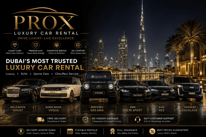 Why Many Travelers Prefer Rental Vehicles in Dubai | Prox Luxury Rentals