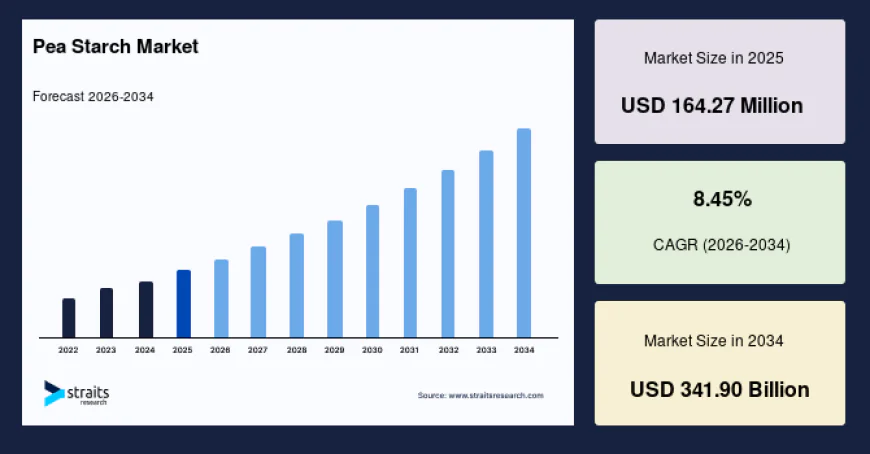 Pea Starch Market Trends, Share and Industry Analysis, 2034