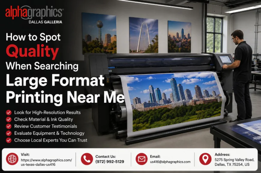 How to Spot Quality When Searching Large Format Printing Near Me