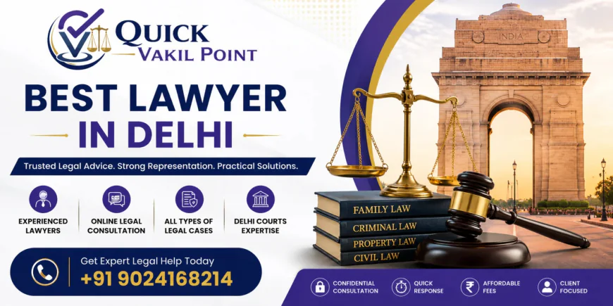 Top Advocate in Delhi – Expert Legal Services by Quick Vakil Point
