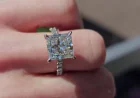 Princess Cut Engagement Rings Inspired by Clean Design Principles
