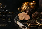 The Art of Luxury Cuisine with Italian Caviar, Black Truffles & Oyster Seafood