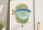 Bring Coastal Character Into Your Home With Hand Illustrated Wall Art
