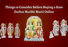 Things to Consider Before Buying a Ram Darbar Marble Murti Online