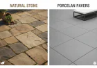 Natural Stone vs Porcelain Pavers: Which Is Better for Outdoor Areas?