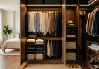 Apartment closet organization