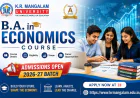 B.A. in Economics Course: Details, Eligibility, Scope, Career Opportunities, and Admissions