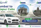 Mumbai to Solapur Cabs | Comfortable Outstation Taxi Service