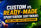 Custom vs. Ready-Made Sportsbook Software: Pros, Cons, and Cost Breakdown