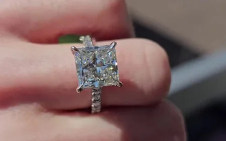 Princess Cut Engagement Rings Inspired by Clean Design Principles