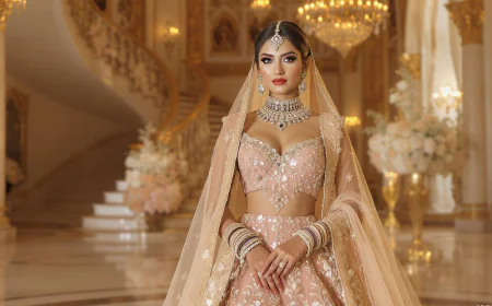 Seema Gujral Bridal Lehenga for Timeless Bridal Elegance