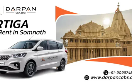 Enjoy Family Travel with Ertiga on Rent in Somnath