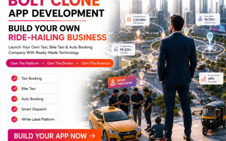 ⚡ Why Entrepreneurs Are Launching Bolt Clone Apps to Build the Next Generation of Ride-Hailing Businesses