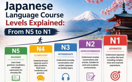 Japanese Language Course Levels Explained: From N5 to N1
