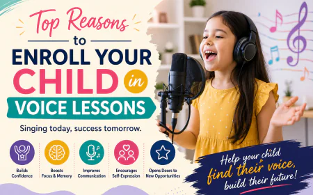 Top Reasons to Enroll Your Child in Voice Lessons