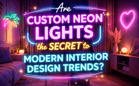 Why Are Custom Neon Lights Trending in Commercial and Residential Design?