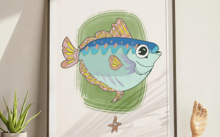 Bring Coastal Character Into Your Home With Hand Illustrated Wall Art