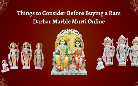 Things to Consider Before Buying a Ram Darbar Marble Murti Online