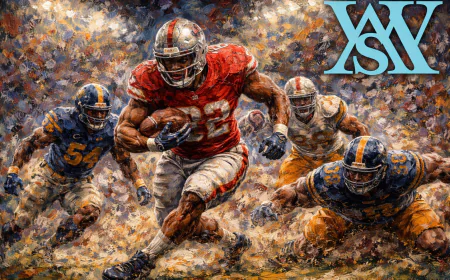 Football Acrylic Painting: Capturing the Passion, Power, and Energy of the Game
