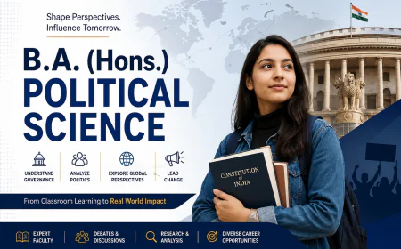 B.A. (Hons.) Political Science: Course Details, Scope, Admissions, and Career Opportunities