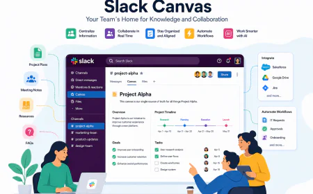 How Slack Canvas Helps Teams Stay Organized and Productive