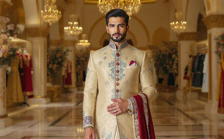 Indian Menswear in Dallas : Luxury Ethnic Groom Fashion Trends