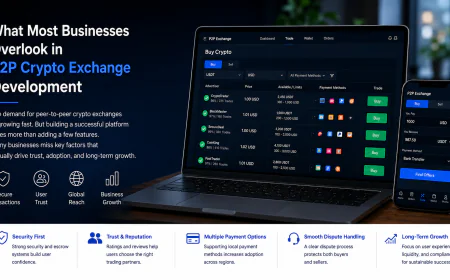 What Most Businesses Overlook in P2P Crypto Exchange Development
