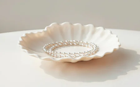 Plain White Pearl Set: The Perfect Expression of Timeless Elegance