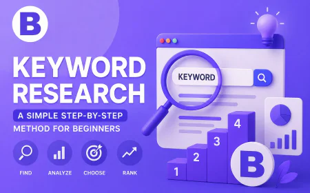 Keyword Research: A Simple Step-by-Step Method for Beginners