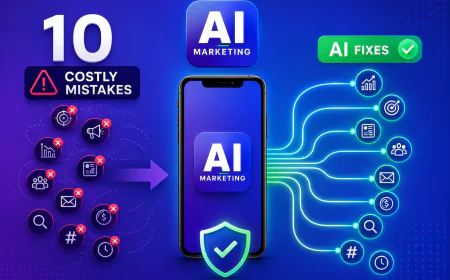 10 Costly Digital Marketing Mistakes You Are Probably Making — And How an AI Digital Marketing App Fixes Every One