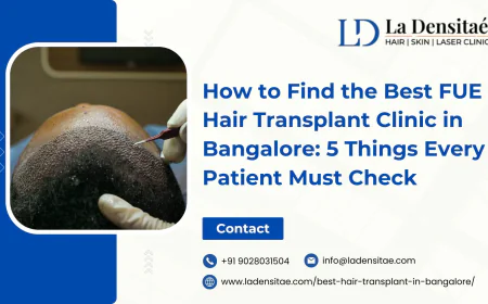 How to Find the Best FUE Hair Transplant Clinic in Bangalore: 5 Things Every Patient Must Check