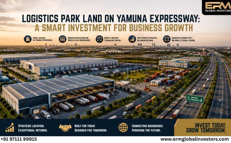 Logistics Park Land on Yamuna Expressway for Future Growth
