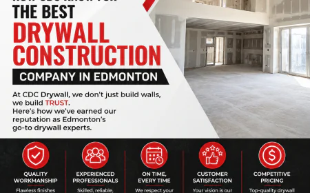 How cdc know for the best drywall construction company in edmonton