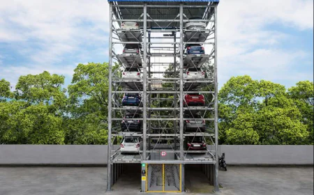 Automated Puzzle Parking Technology for High-Rise Construction Projects
