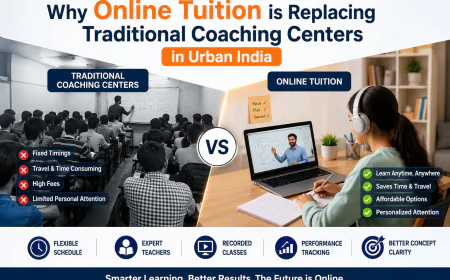 Why Online Tuition is Replacing Traditional Coaching Centers in Urban India
